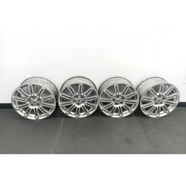 Jogo Roda Aro 20 Land Rover Discovery 4  2010 Detalhe Prateado