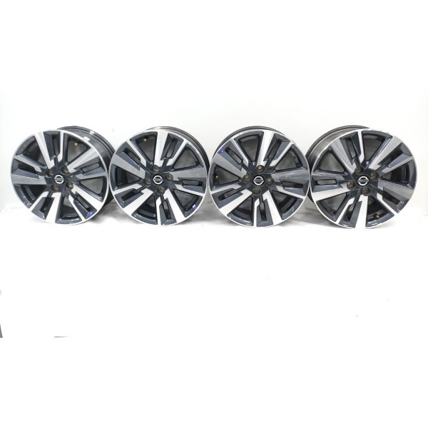 Jogo Aro R16 Nissan Versa 2021 Detalhe Cinza