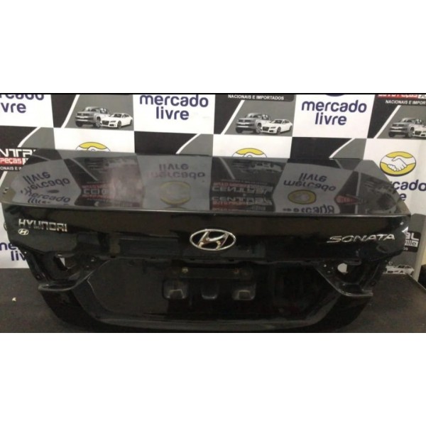Tampa Traseira Lata Hyundai Sonata 2012 Preto