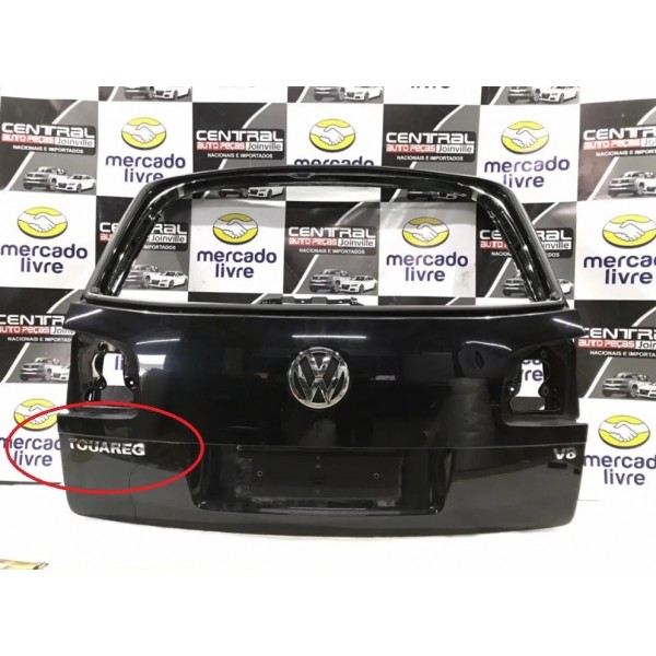 Tampa Traseira Lata Porta Malas Vw Touareg V8 2007 2008  Preto