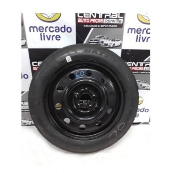 Pneu C/ Aro Estepe Fino R17 Ford Edge 4x4 Awd 2009 2010 Preto