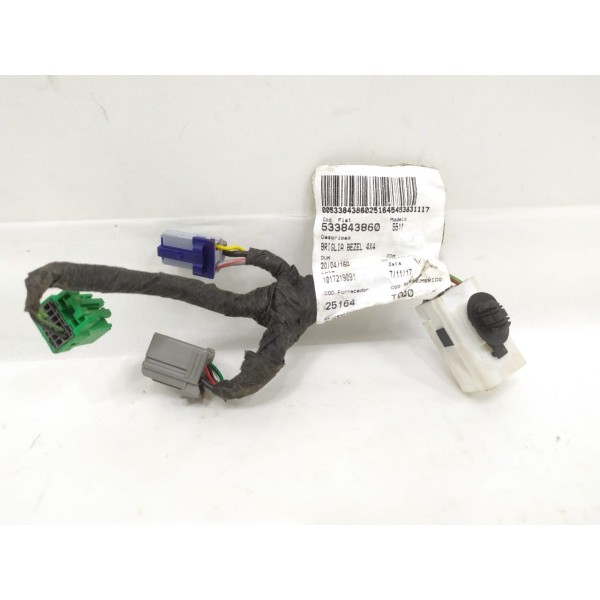 Chicote Tomada Usb Aux Jeep Compass Diesel 2018