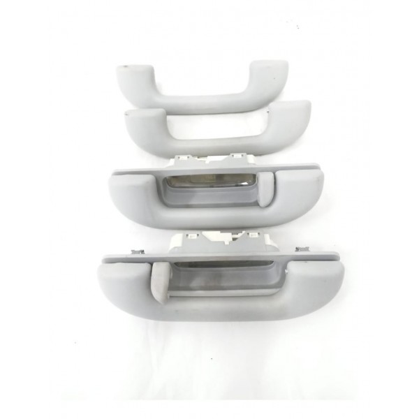 Jogo Alça Pega Mão Teto Jeep Compass Flex 2018 Branco