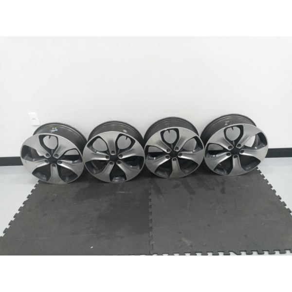 Jogo Roda Aro 18 Jeep Compass Flex 2018 Prateado