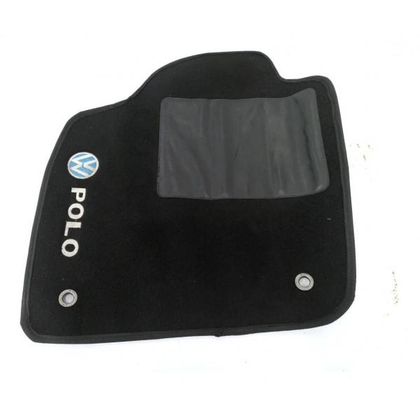 Tapete Dianteiro Esquerdo Vw Polo 2016 Preto