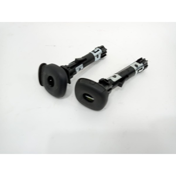 Par Trava Encosto Cabeça Banco Tras Central Fiat Toro 2018 Preto