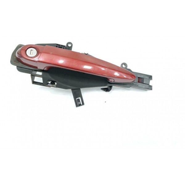 Maçaneta Externa Porta Dianteira Esquerda Bmw X1 2012 Vermelho