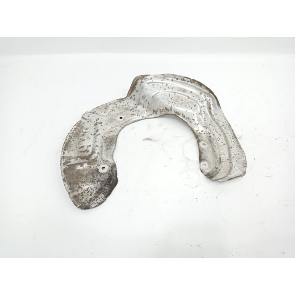 Espelho Defletor Disco Freio Dianteiro Direito Bmw 328i 2014 Prateado