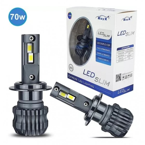 Ultra Led Slim H1 H3 H4 H7 H11 Hb3 Hb4 6k 11000lm 70w