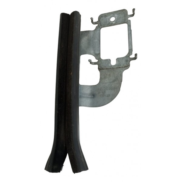 Guia Vidro Traseiro Direito Peugeot 208 2016 Meia Preto