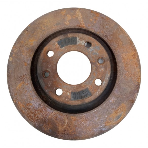 Disco Freio Dianteiro Esquerdo Peugeot 208 2016 Meia