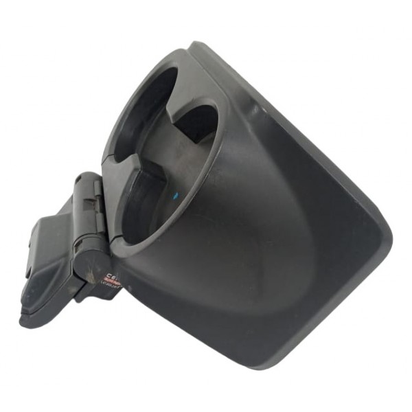 Porta Copos Traseiro Central Console Vw Amarok 2011 Preto