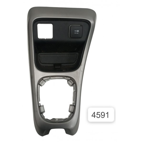 Moldura Alavanca Câmbio Jeep Compass Gasolina 2020 Preto Liso