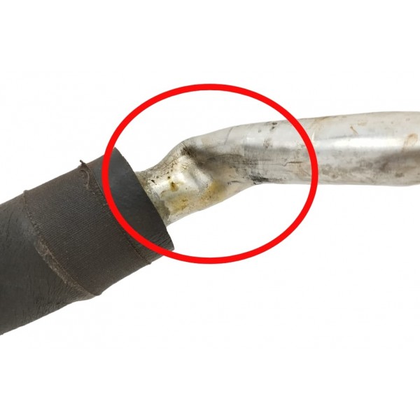 Mangueira Ar Condicionado Jeep Compass 2020 Detalhe Amassada