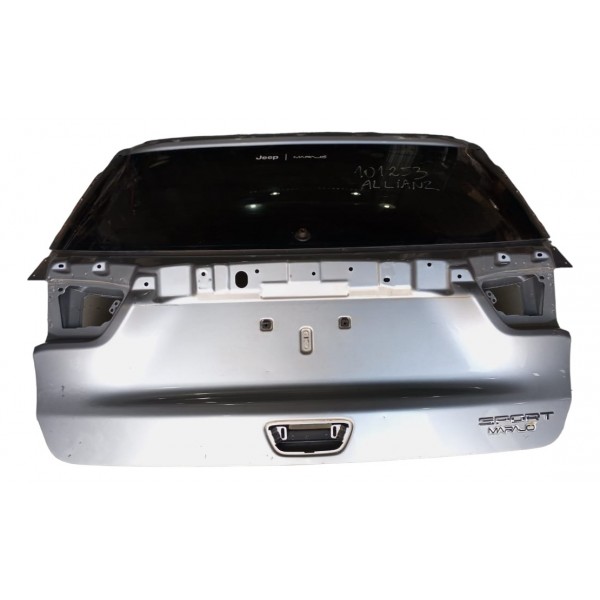 Tampa Traseira Jeep Compass Completa Com Vidro  Prateado