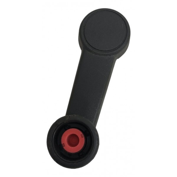 Manivela Vidro Traseiro Direito Ford Ka 1.0 3cc 2020 Detalhe Preto