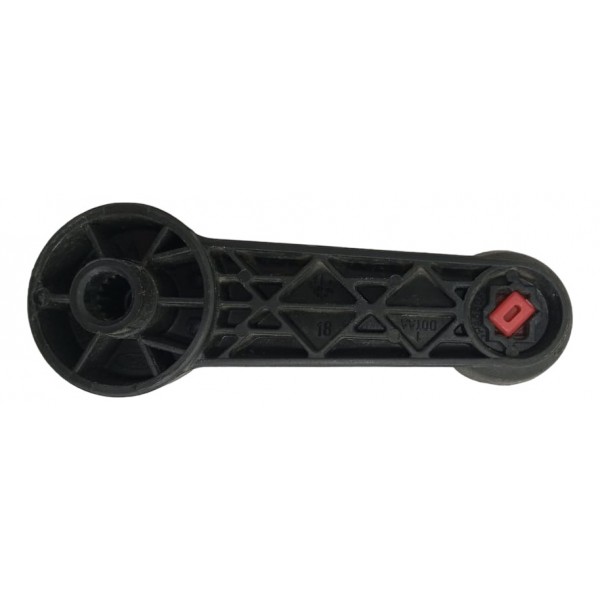 Manivela Vidro Traseiro Direito Ford Ka 1.0 3cc 2020 Detalhe Preto