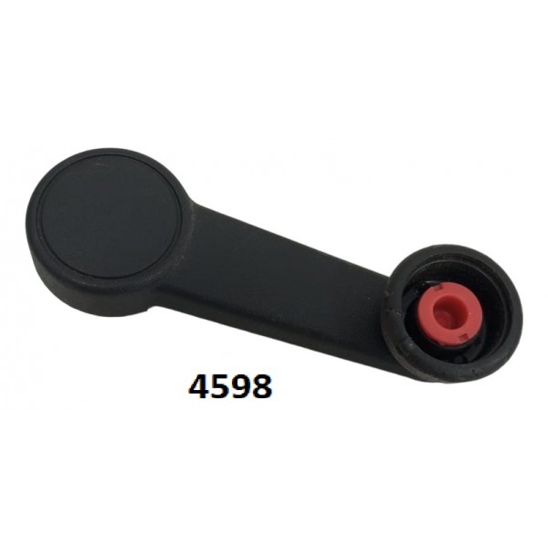 Manivela Vidro Traseiro Direito Ford Ka 1.0 3cc 2020 Detalhe Preto