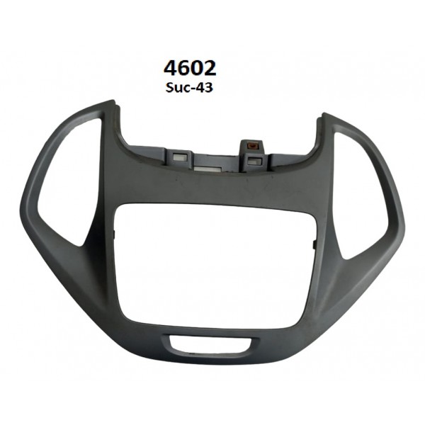 Moldura Rádio Ford Ka 1.0 3cc 2020 Prateado