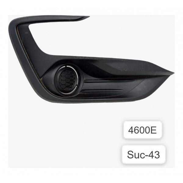 Moldura Direita Farol Auxiliar Ford Ka 1.0 2020 Preto Direito