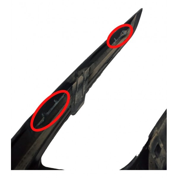 Moldura Esquerda Farol Auxiliar Ford Ka 1.0 2020 Detalhe Preto Esquerdo