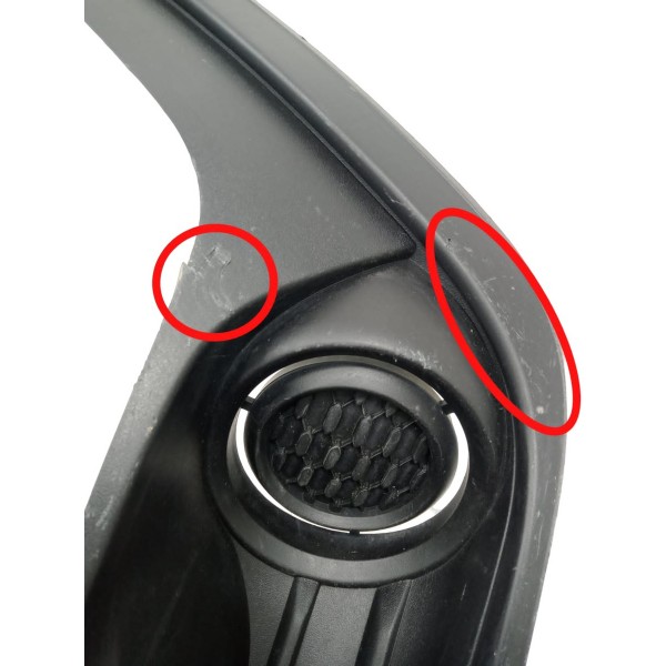 Moldura Esquerda Farol Auxiliar Ford Ka 1.0 2020 Detalhe Preto Esquerdo