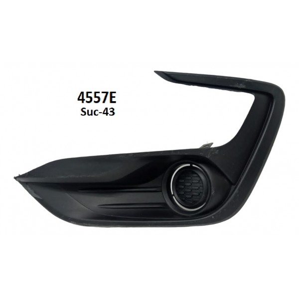 Moldura Esquerda Farol Auxiliar Ford Ka 1.0 2020 Detalhe Preto Esquerdo