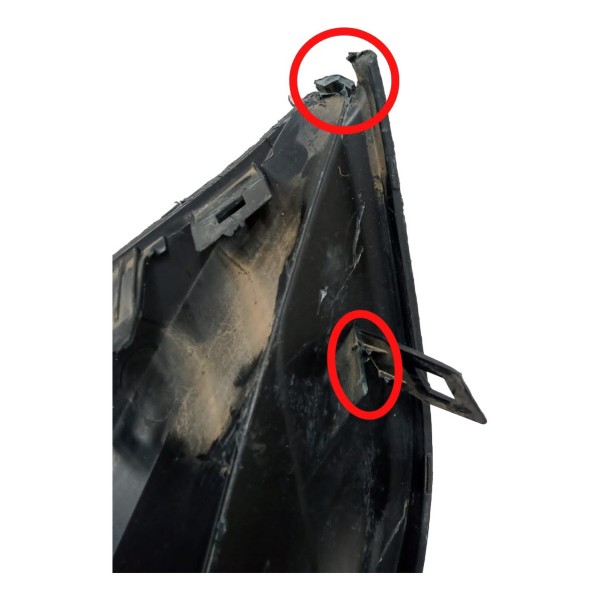 Moldura Esquerda Farol Auxiliar Ford Ka 1.0 2020 Detalhe Preto Esquerdo