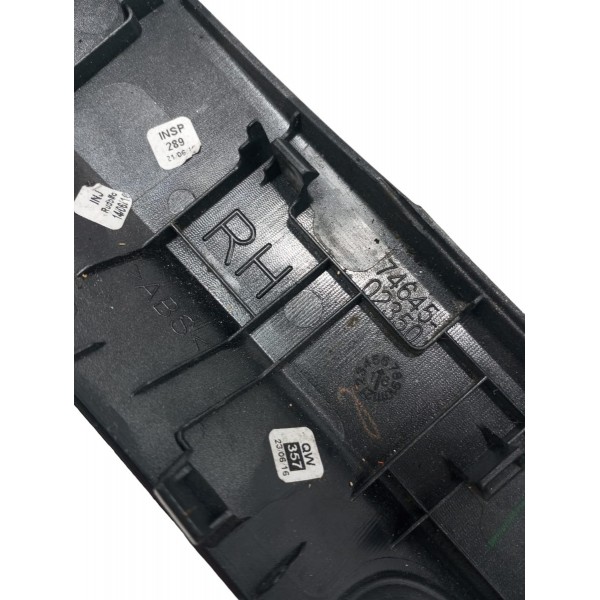 Moldura Puxador Forro Porta Dir Toyota Corolla Gli 1.8 2017 Preto