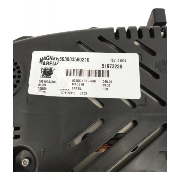 Painel Instrumentos Fiat Toro Diesel 2018 Preto