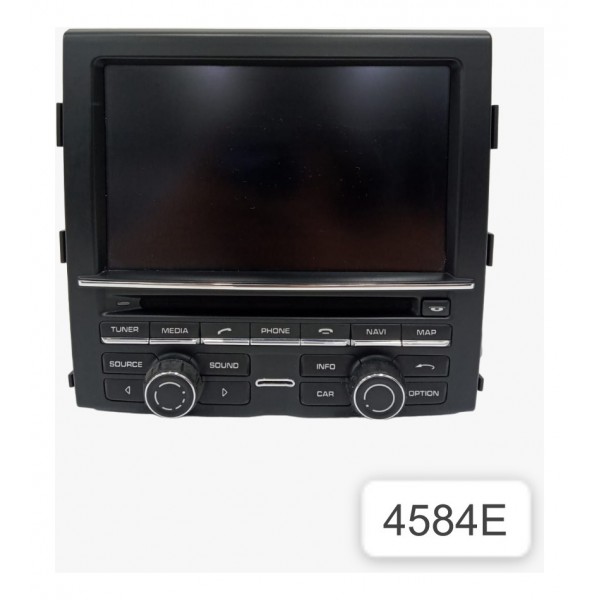 Tela Multimídia Porsche Cayenne V6 2016 Preto