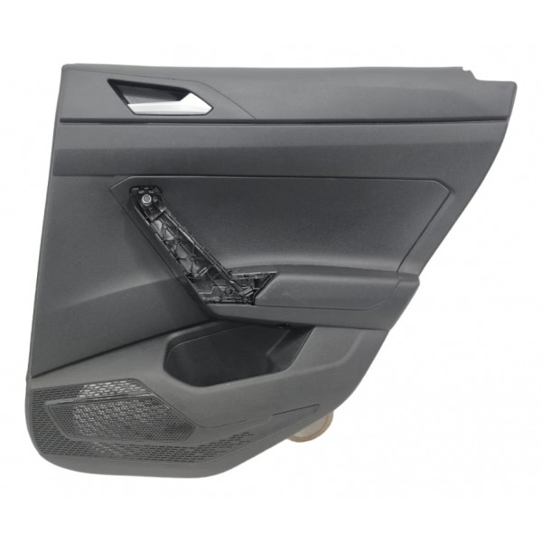 Forro Porta  Vw Nivus 1.0 Comfort 2022 Traseira Direita Preto Animal Print