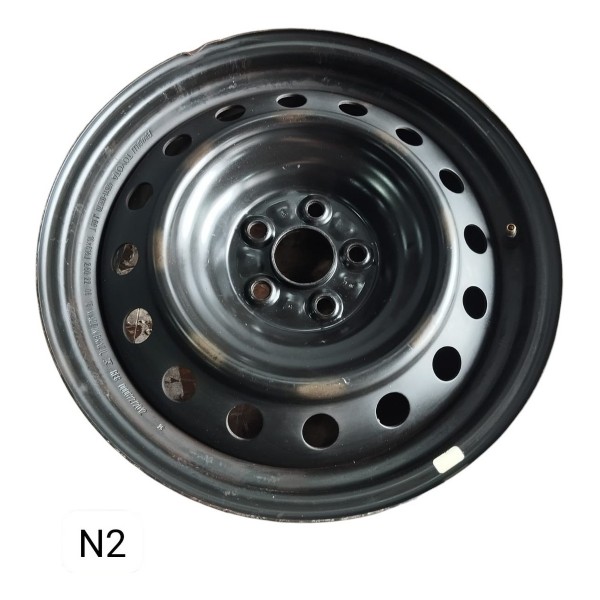 Roda Ferro Aro 16 Toyota Corolla 1.8 Gli 2017 N2 Preto