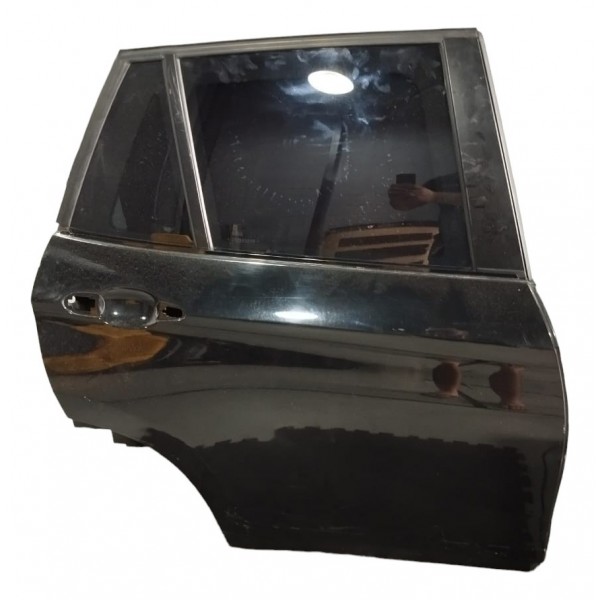 Porta Traseira Direito Bmw X1 2012 Blindada Vidro Trincado Traseira Direito Preto