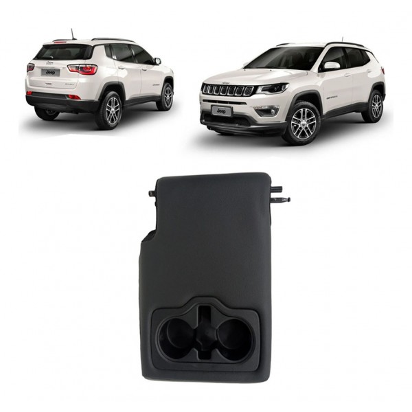 Encosto Central Banco Traseiro Jeep Compass Sport 2020 Preto