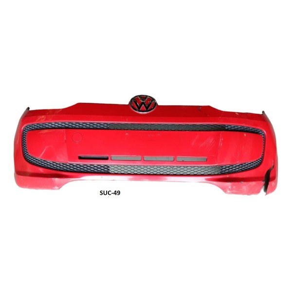 Parachoque Dianteiro Volkswagen Up 2015  Para Recuperar Vermelho