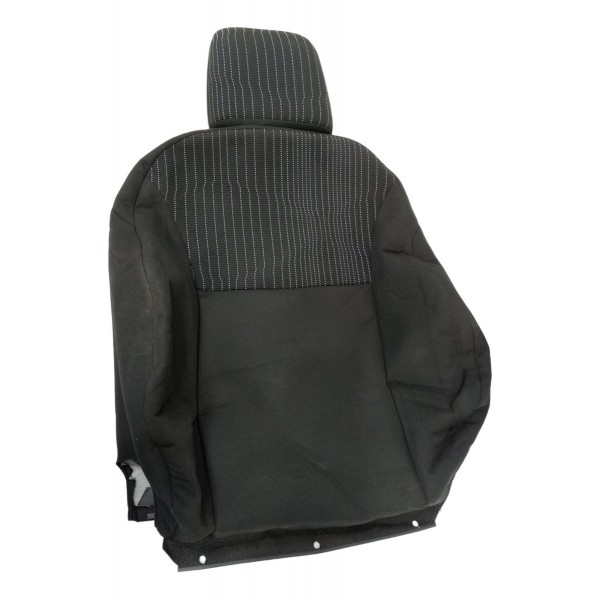 Capa Encosto Banco Dianteiro Esquerdo Renault Sandero 2018  Preto