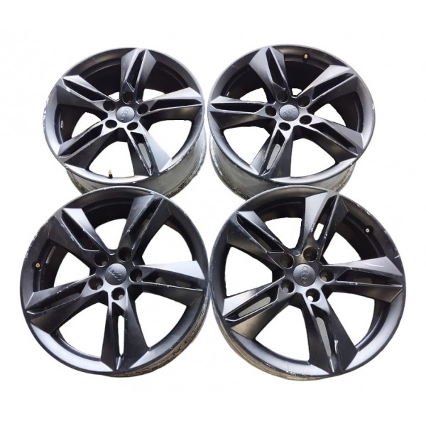 Jogo Rodas Aro 18 Audi Q3 Tfsi 2.0 4x4 2016 Detalhe Prateado