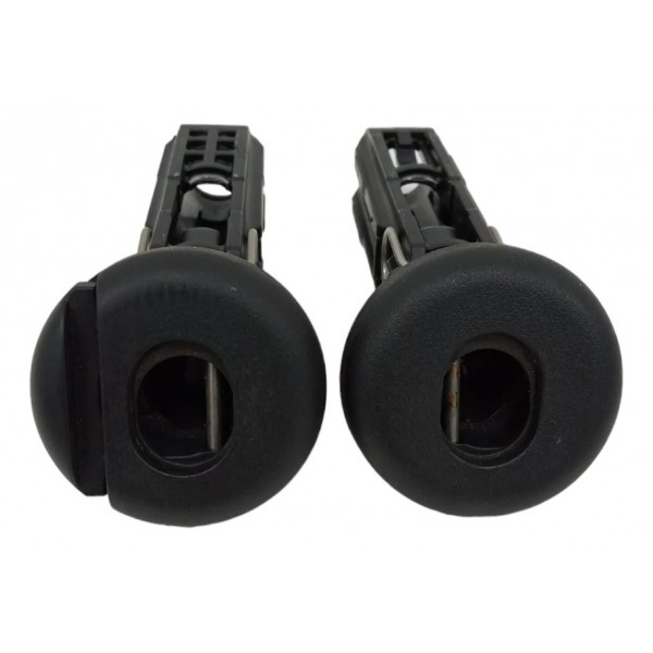 Par Trava Apoio Cabeça Traseiro Esquerdo Vw Up 2015 2p Preto