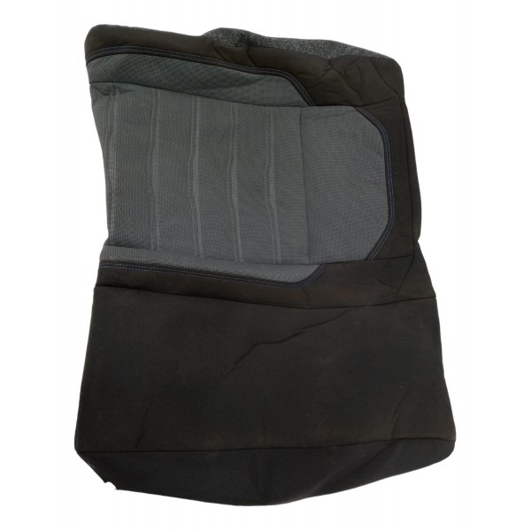 Capa Encosto Banco Tras Direito Vw Nivus Comfortline 2022 Preto