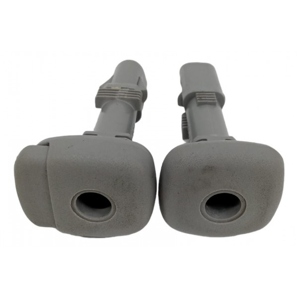 Par Trava Apoio Cabeça Traseiro Central Toyota Corolla 2017 Cinza