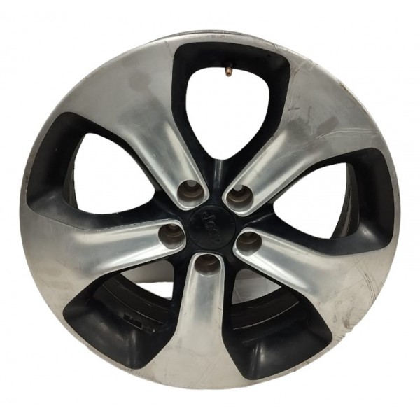 Roda R18 Jeep Compass N1 2019 Detalhe Prateado