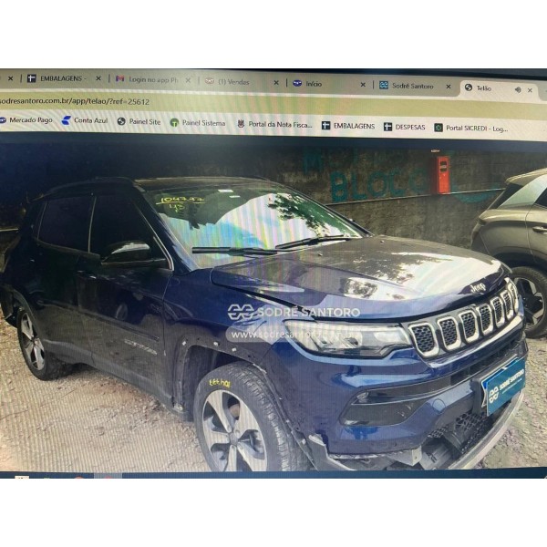 Parachoque Farol Lanterna Interior Compass 2023 1.3 Automati Preto