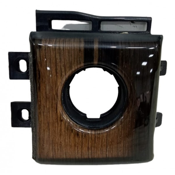 Moldura Botão Start Stop Land Rover Evoque 2012 Marrom-escuro