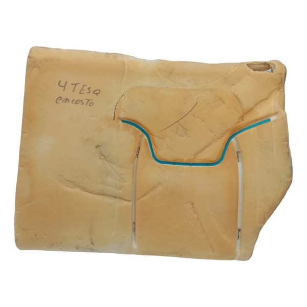 Espuma Encosto Banco Jeep Renegade 2016 Traseiro Esquerdo Laranja