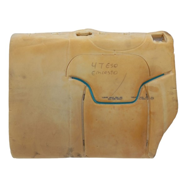 Espuma Encosto Banco Jeep Renegade 2018 Traseiro Esquerdo Laranja