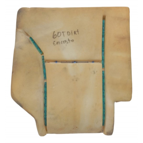 Espuma Encosto Banco Ford Edge 2010 Traseiro Direito Laranja