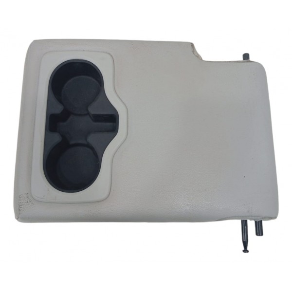 Apoio Braço Porta Copos Banco Jeep Compass 2019 Traseiro Prateado