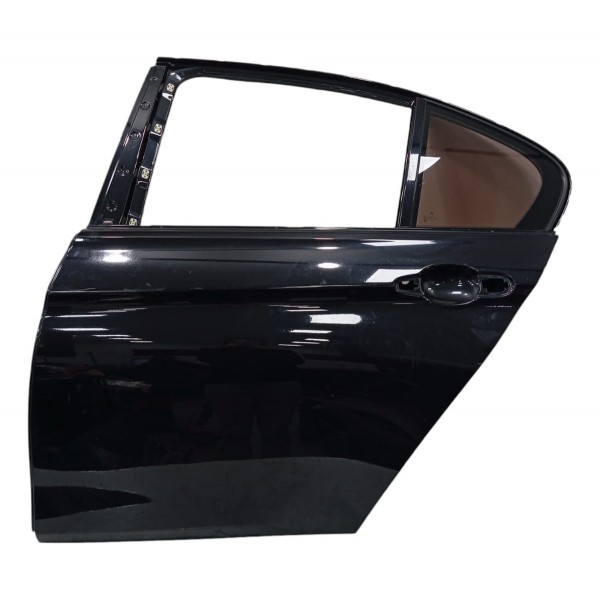 Porta Lata Traseira Esquerda Bmw 320i 2013 A 2018 Traseira Esquerda Preto