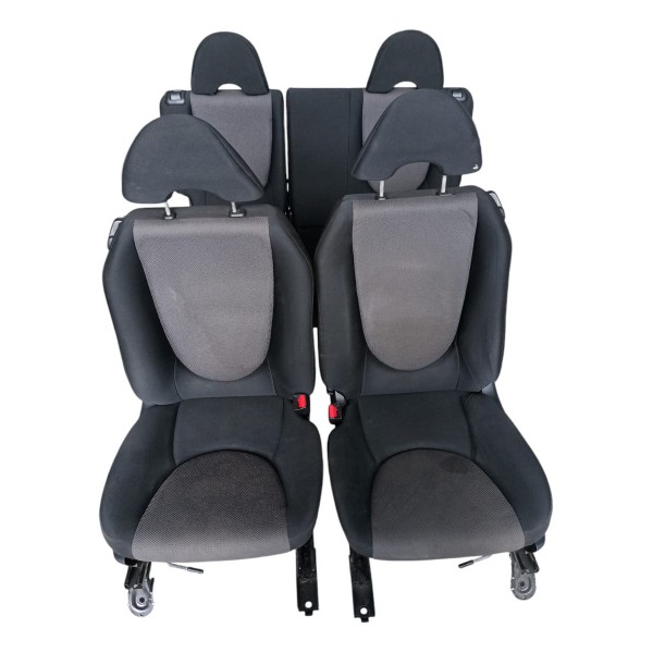 Jogo Bancos Honda Fit 2008 Sem Moldura Preto